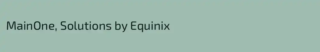 MainOne, Solutions by Equinix